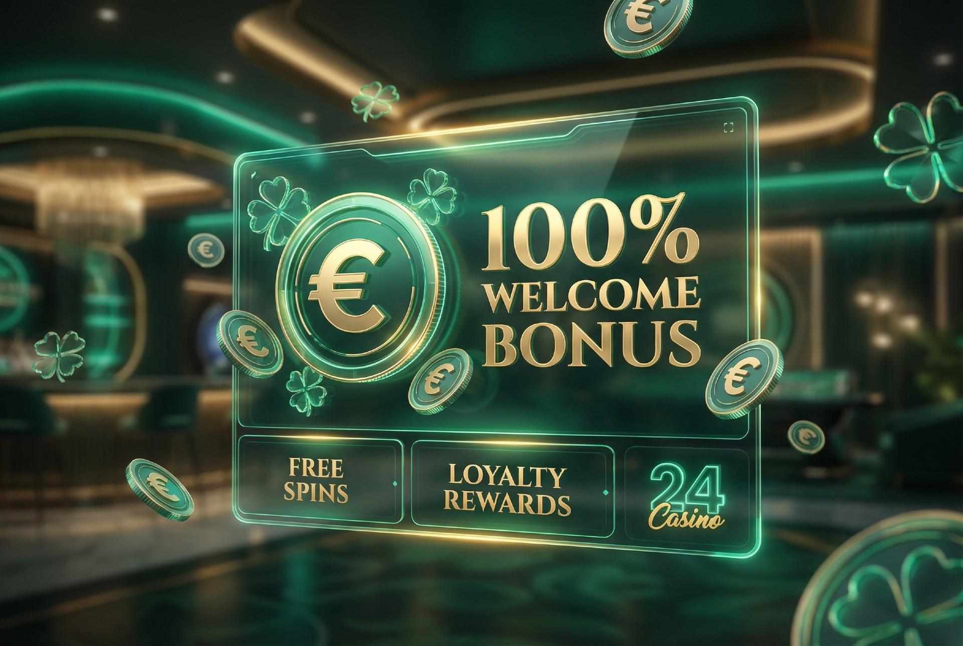 24 Casino Launches Massive Welcome Bonus for Irish Players